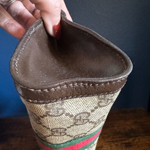 COPY - GUCCI Vintage Sherry Line Pouch - Picture 3 of 10